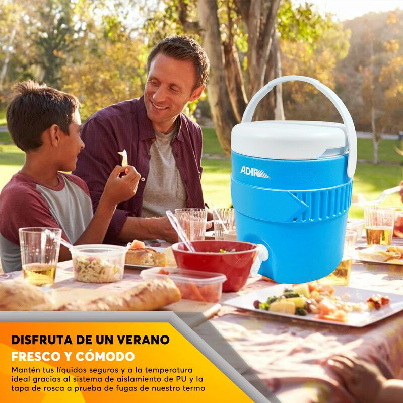 Termo 1 Galon 3.8lt Azul con Grifo 12119 image number null