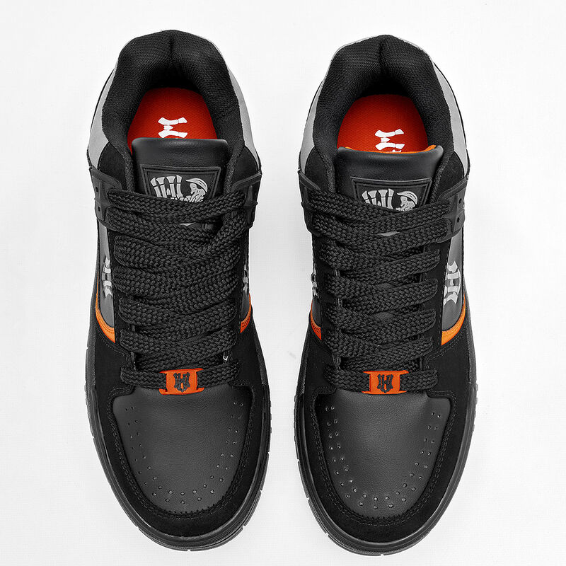 What'S U? Tenis urbano para hombre. Negro gris ... image number null