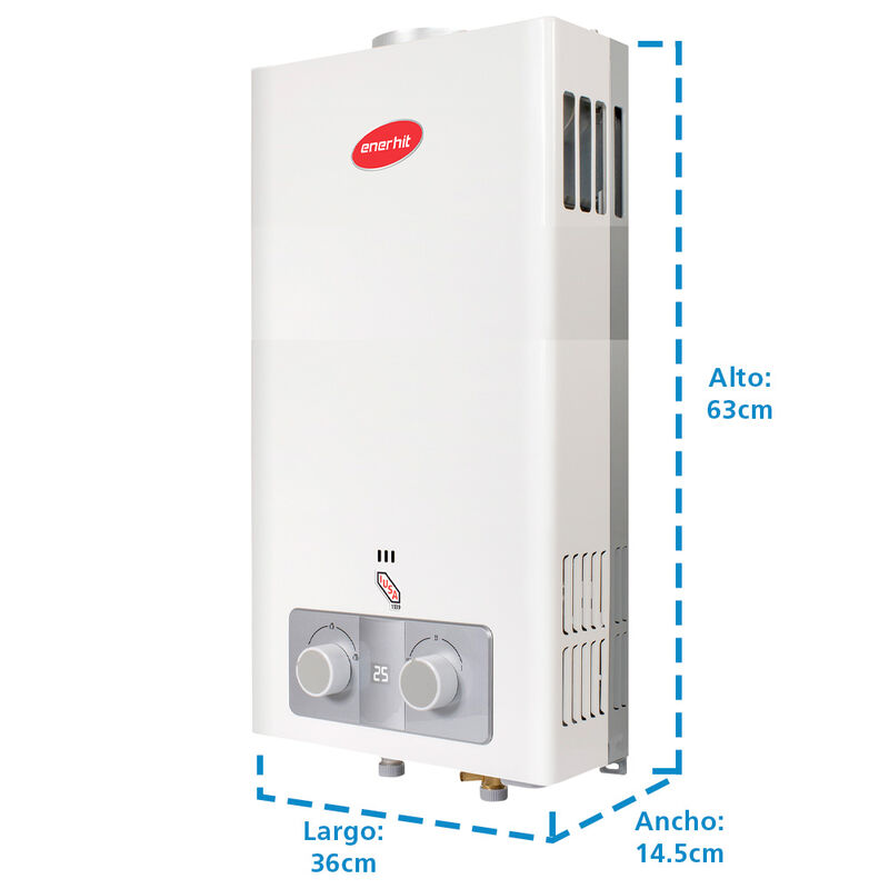 Calentador Instant&aacute;neo Enerhit 12 L Gas LP image number null