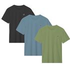 Set de 3 playeras Bark and Hide Playera Para Hombre Cuello Redondo Manga Corta Modelo Bark