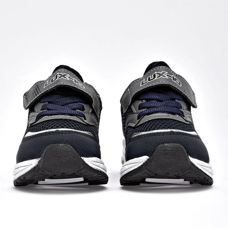 Lux-10 tenis para preescolar ni&ntilde;o  marino gris ... image number null