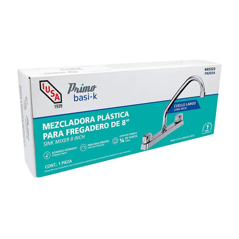 Mezcladora Abs Para Cocina, Cuello Largo, Maner... image number null