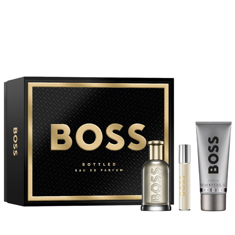 Set Boss Bottled 3pzs 100ml Edp Spray/shower Ge... image number null