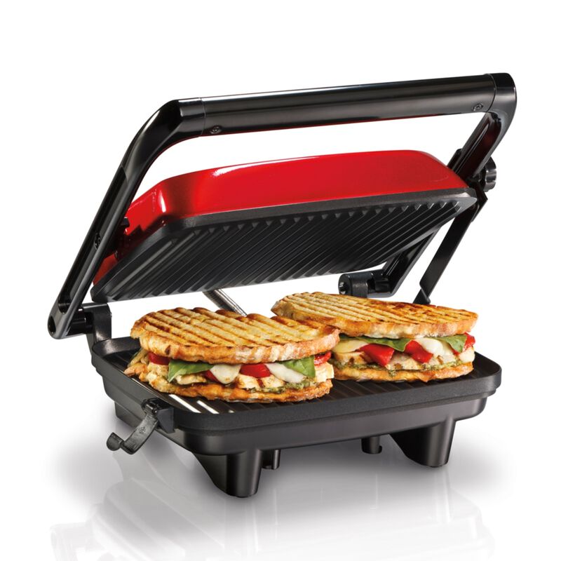Parrilla Panini Hamilton Beach 25462Z Rojo ALB2 image number null