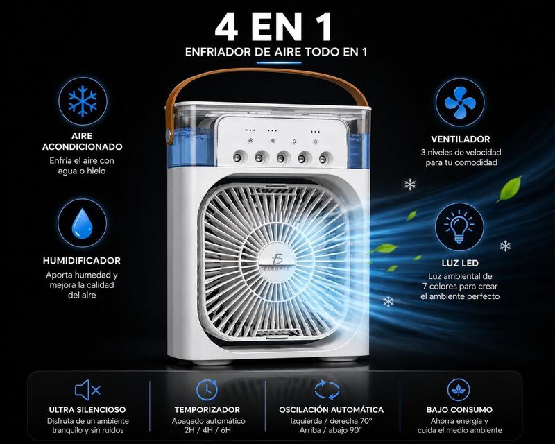 Ventilador De Aire Acondicionado Port&aacute;til Tanqu... image number null