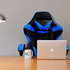 Silla Gamer  Negro/Azul con Altura Ajustable