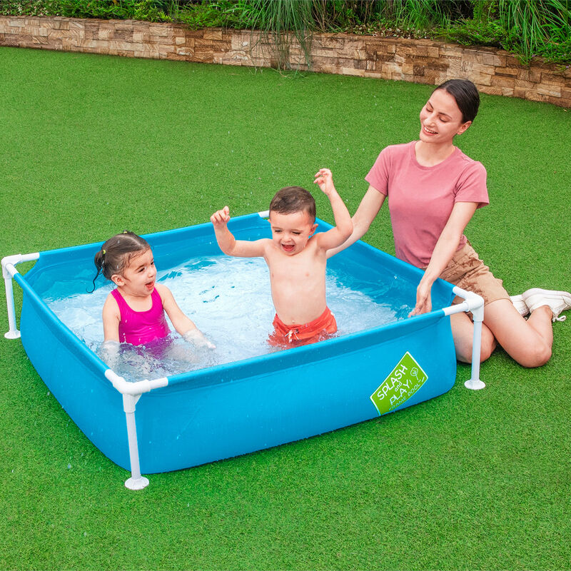 Alberca R&iacute;gida con Estructura Cuadrada 1.22m X ... image number null