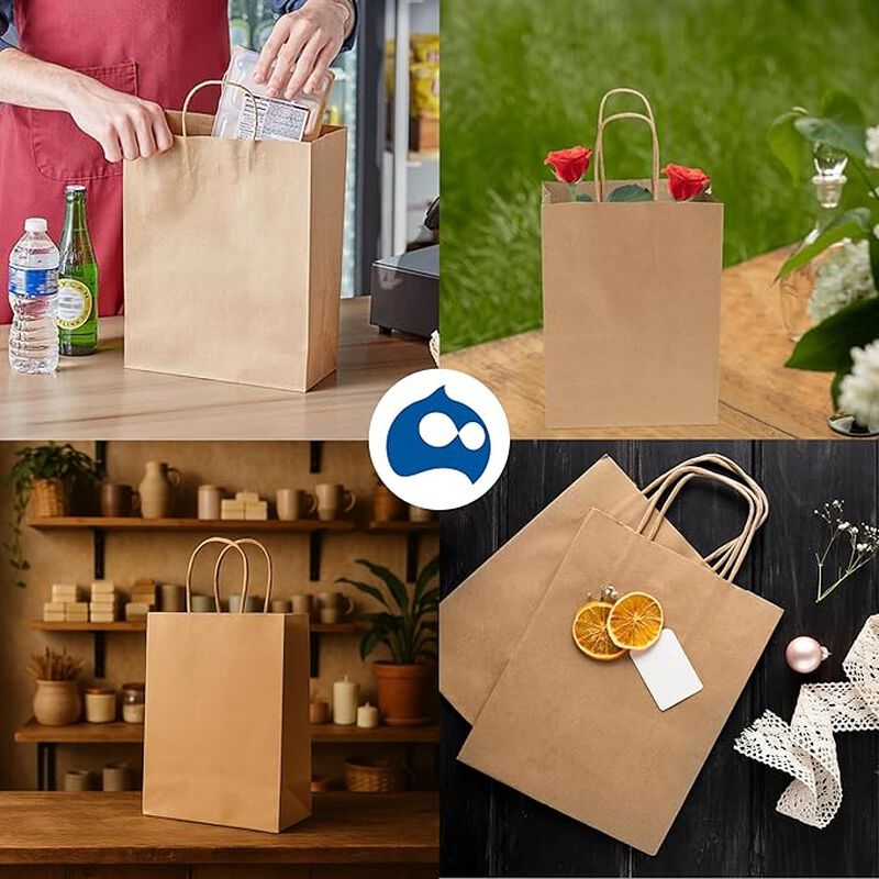 Kit de Bolsas de Papel kraft,  Bolsa de Regalo,... image number null