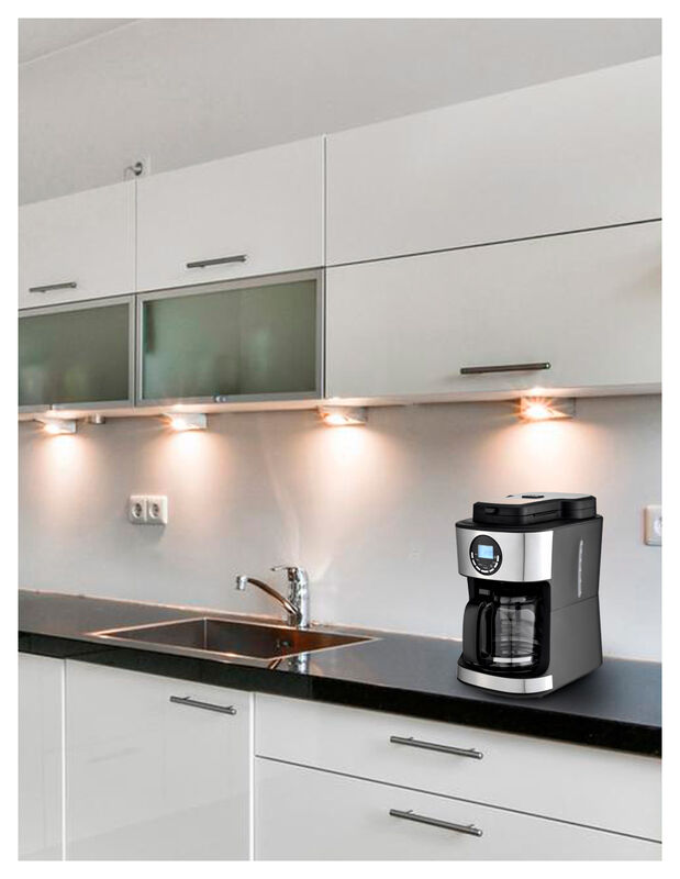 Cafetera Digital 12 Tz Con Molino De Caf&eacute; Integ... image number null