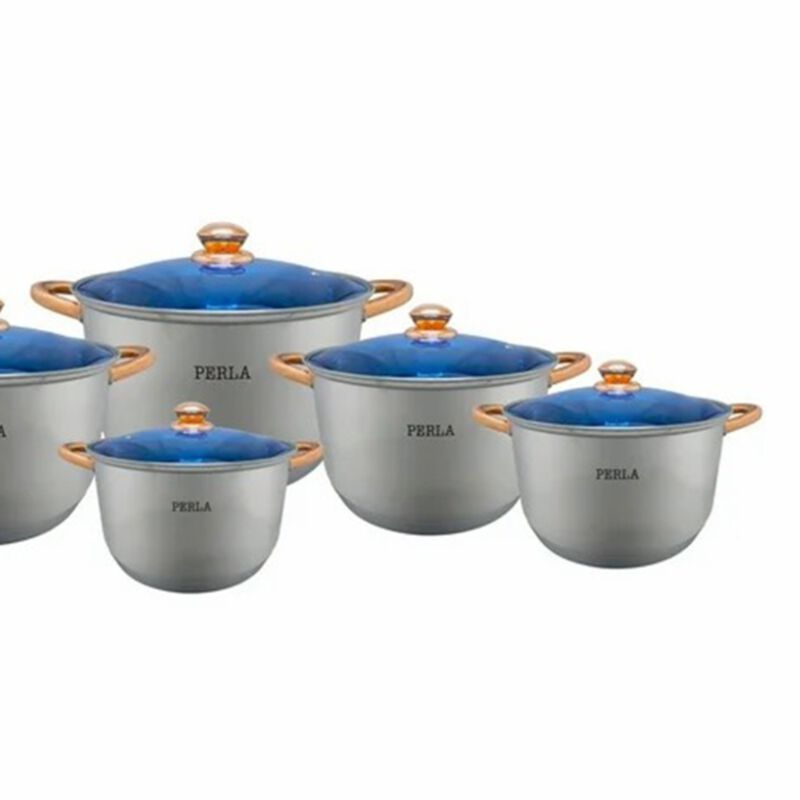 Bater&iacute;a de Cocina Perla E011PT Paty 10 Piezas I... image number null