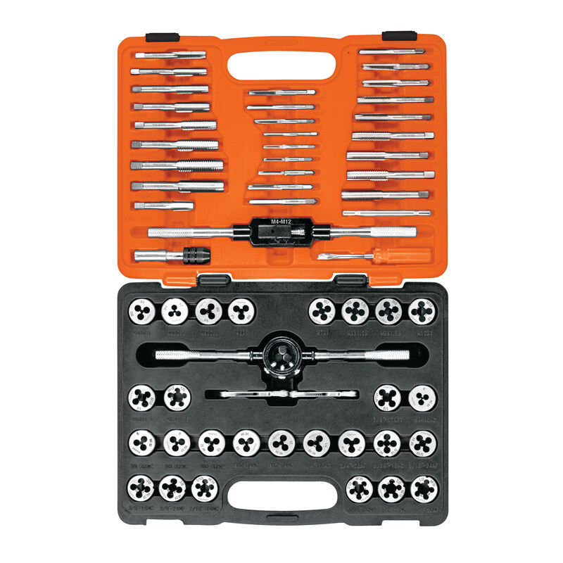 Juego de 60 Piezas de Machuelos y Tarrajas Trup... image number null