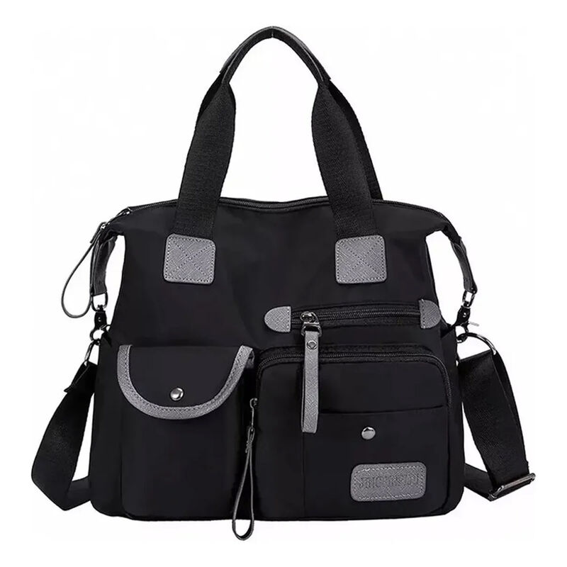 Bolso Crossbody Nailon Negro para Adultos image number null