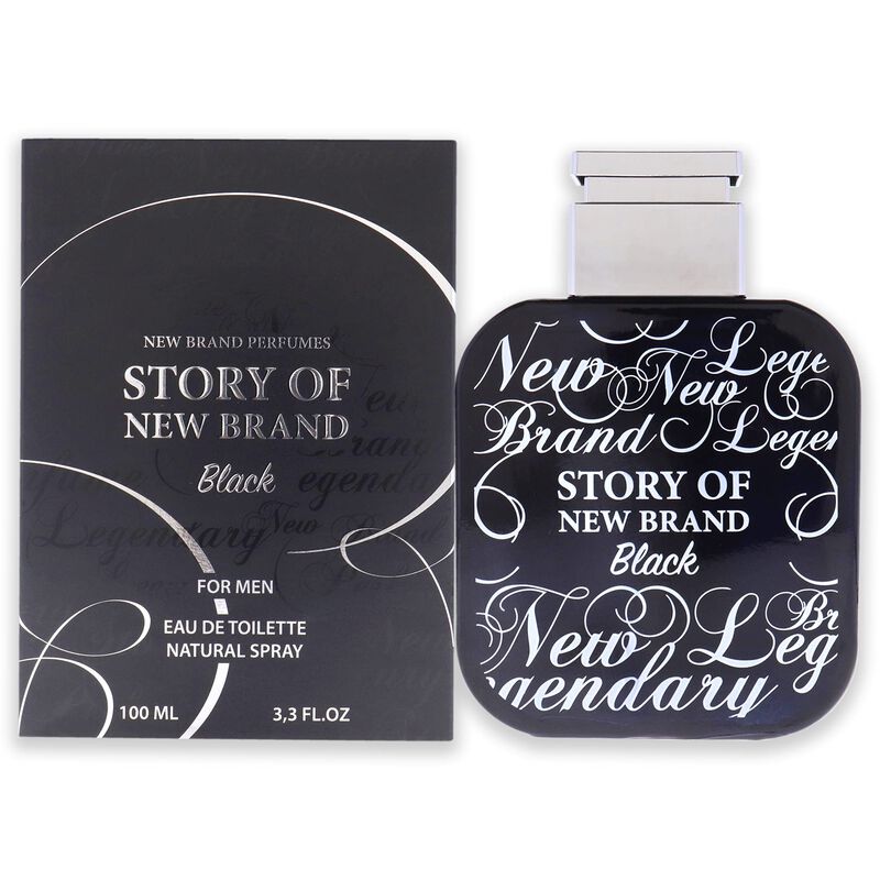 Perfume New Brand Story Of Black Edt Spray, 100... image number null