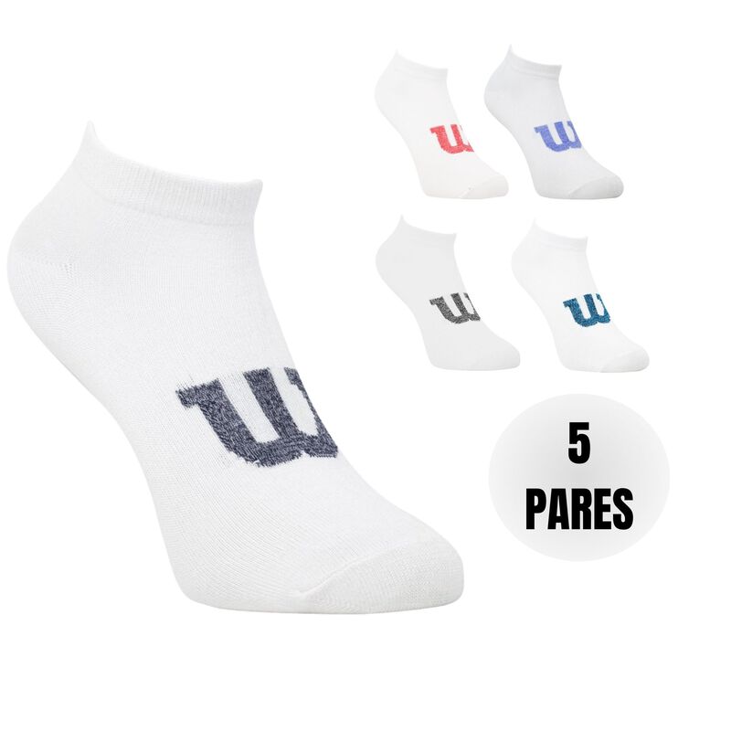 Wilson 5 Pares de Tines cortos para Hombre, Col... image number null