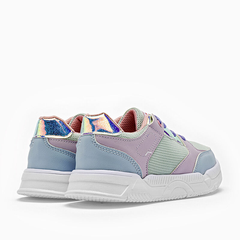 Tres-A tenis para ni&ntilde;a verde multicolor cod 140... image number null