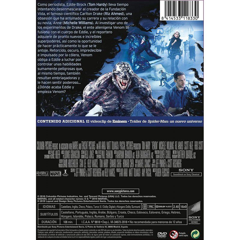 Venom [DVD] image number null