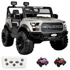 Montable Electrico Raptor para Ni&ntilde;os Control Remoto Luz Led 12v - Gris