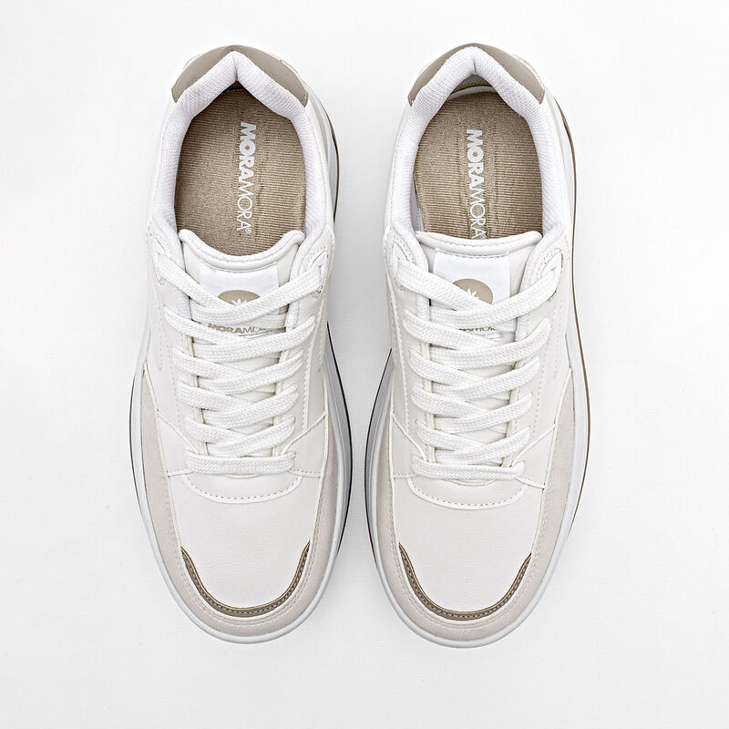 Moramora Tenis urbano para mujer latte image number null