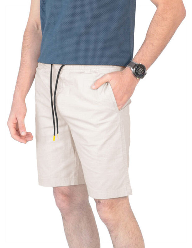 Short Caballero Cintura Ajustable Crema Rooseve... image number null