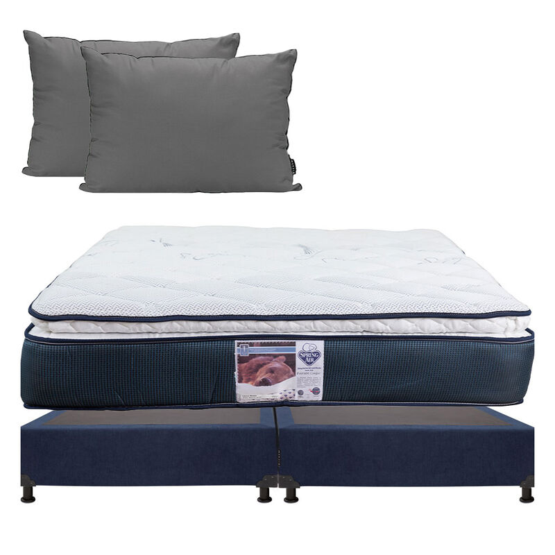 Colchón King Size Spring Air Mónaco+Almohada Di... image number null