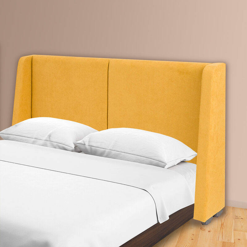 Cabecera Queen Size Dicasa Milan Mostaza image number null