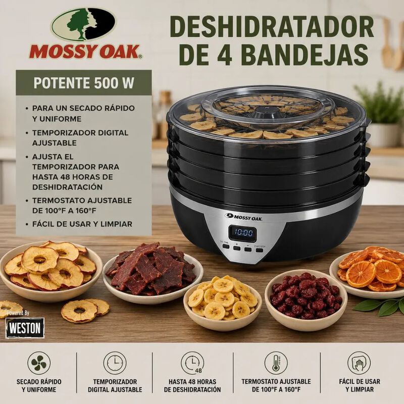 Deshidratador De Alimentos Mossy Oak Digital De... image number null