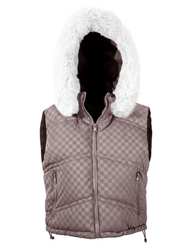 Chaleco Capitonado Corto Gorro Desmontable Dora... image number null