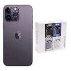iPhone 14 Pro Max 128GB Morado E-SIM Reacondicionado + Aud&iacute;fonos Gen&eacute;ricos