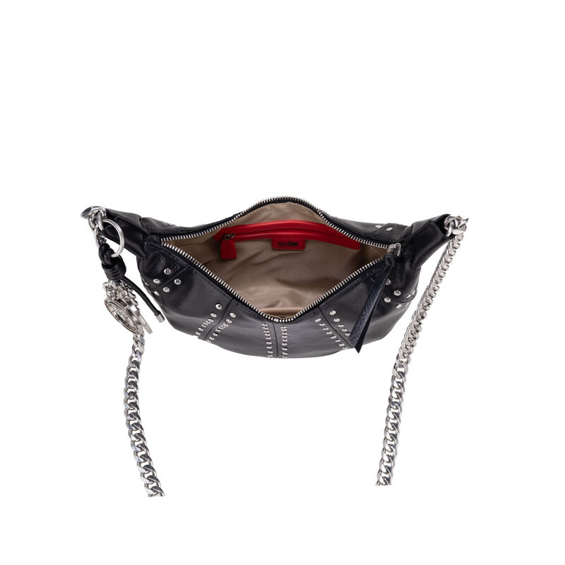 Bolsa Crossbody Grande Con Estoperoles Color Ne... image number null