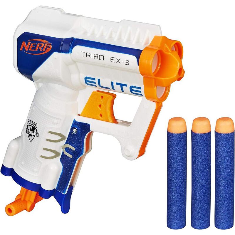 Nerf N-Strike Triad EX-3 Elite. Arma de juguete image number null