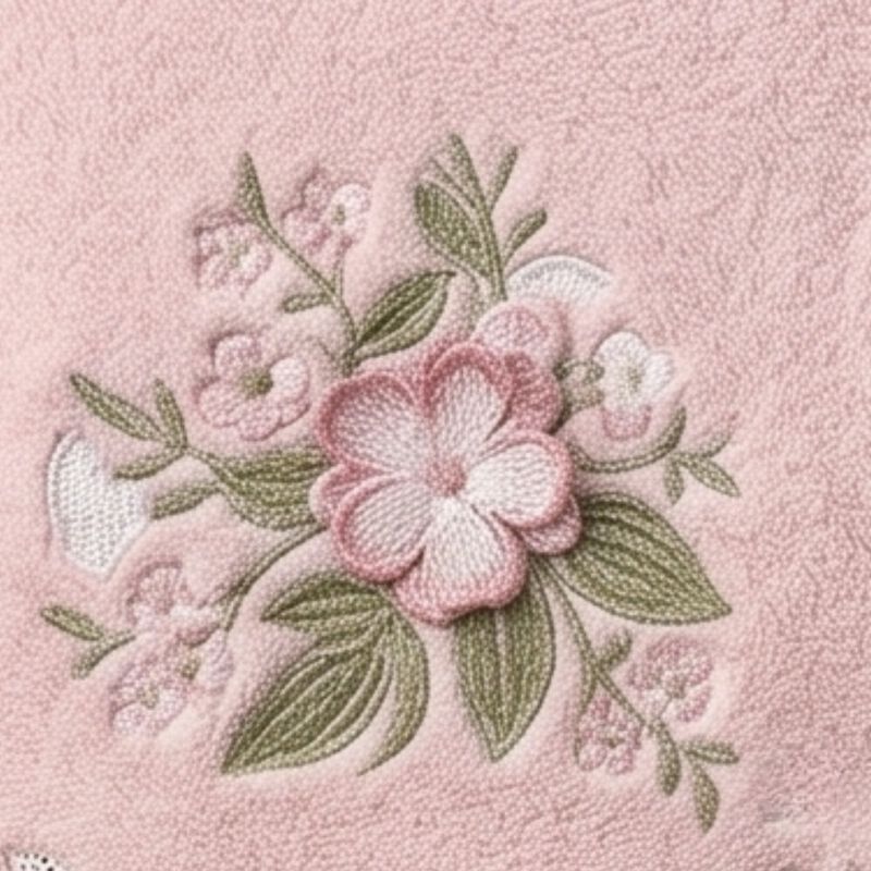 Set De 3 Toallas De Ba&ntilde;o Rosa Claro Premium 70x... image number null