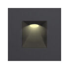 Lampara Empotrado En Pared Color Negro 3w Luz Calida 3etlled
