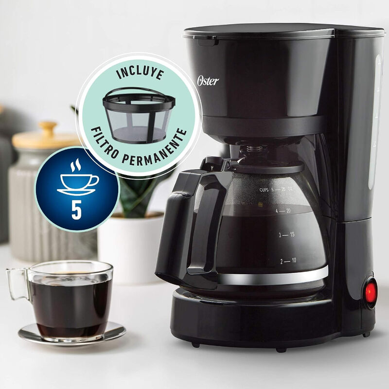 Cafetera de Goteo Negra con Sistema Autom&aacute;tico ... image number null