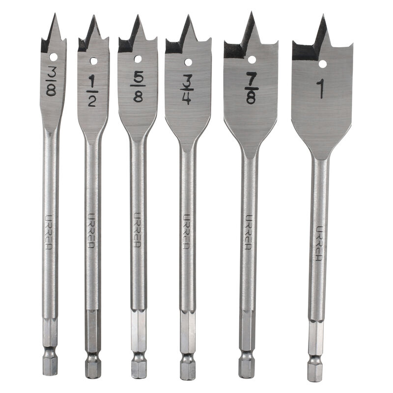 Juego de brocas para madera de acero al carbono... image number null