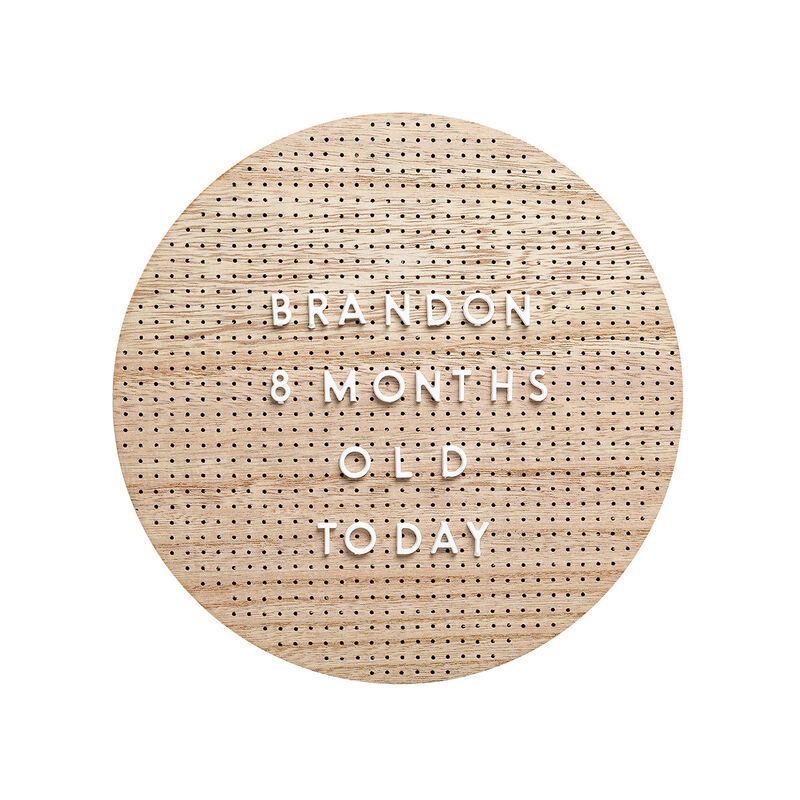 Tablero Letras C&iacute;rculo image number null