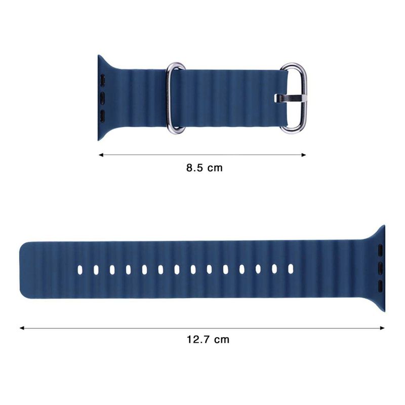 Correa Echelon Silicon Azul Para Apple Watch 9 ... image number null
