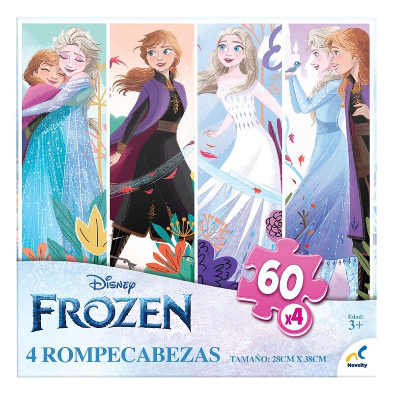 Rompecabezas 4 en 1 para Ni&ntilde;os Frozen Novelty image number null