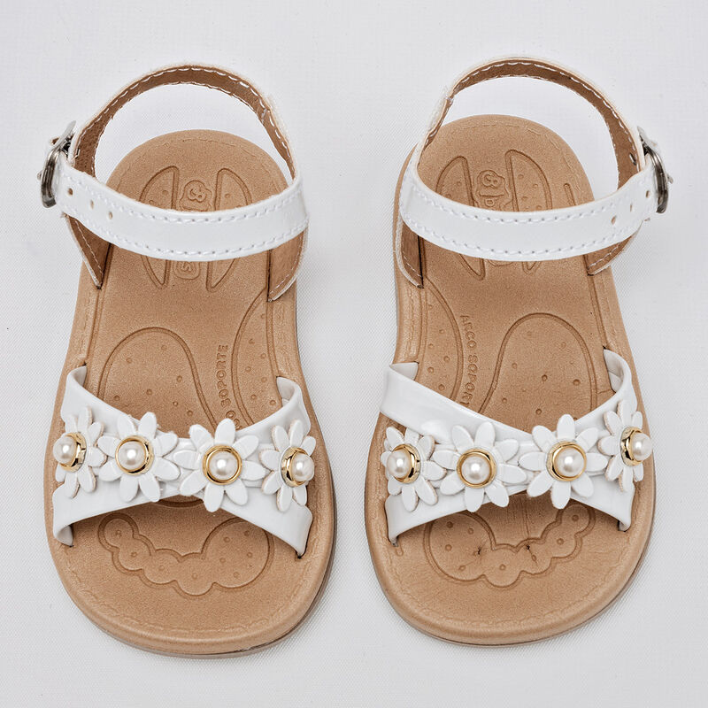 Biberones Sandalia para beb&eacute; ni&ntilde;a blanco image number null