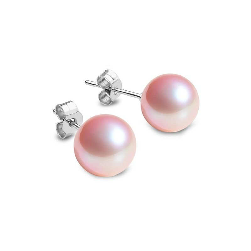 Collar, aretes y pulsera Perlas de cristal senc... image number null