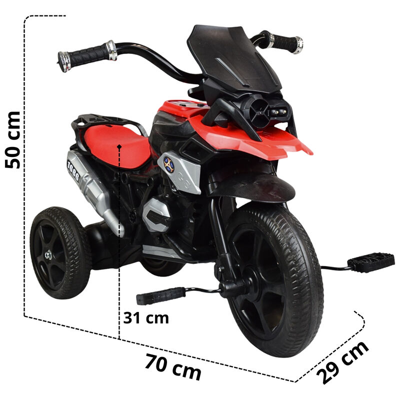 Triciclo para Ni&ntilde;os Dise&ntilde;o de Moto Luz y Sonido... image number null