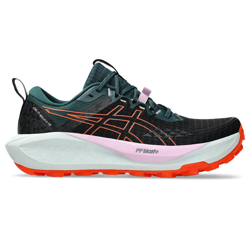 Tenis Asics para Mujer Trabuco 13 Negro-Naranja image number null