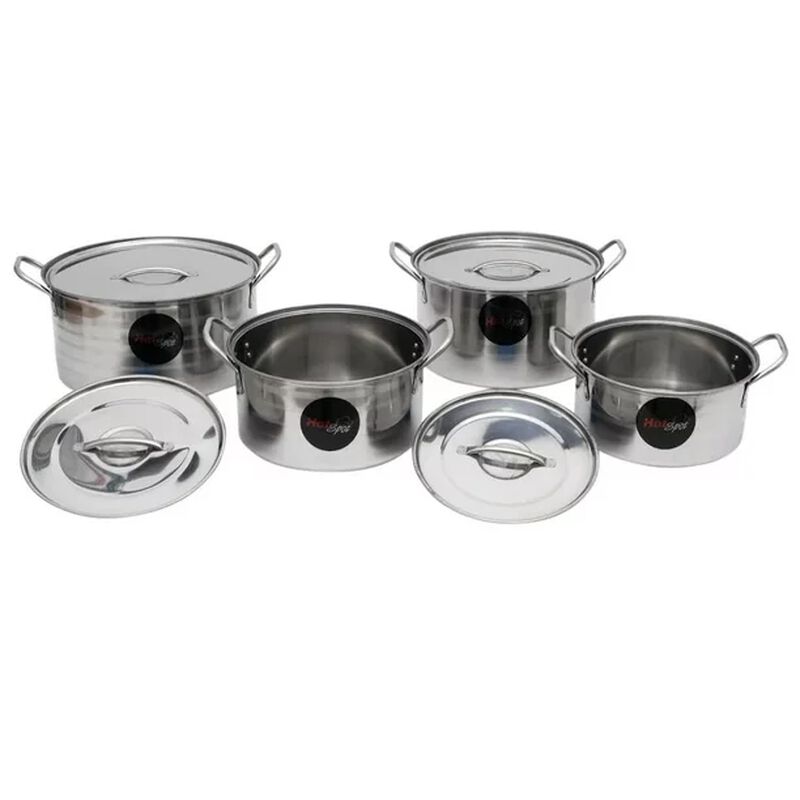 Hot Spot Ollas de Acero Inoxidable con Asas y T... image number null