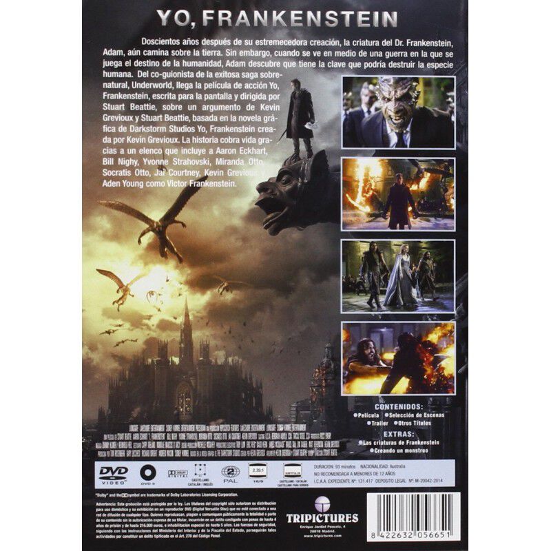 Yo, Frankenstein [dvd] image number null