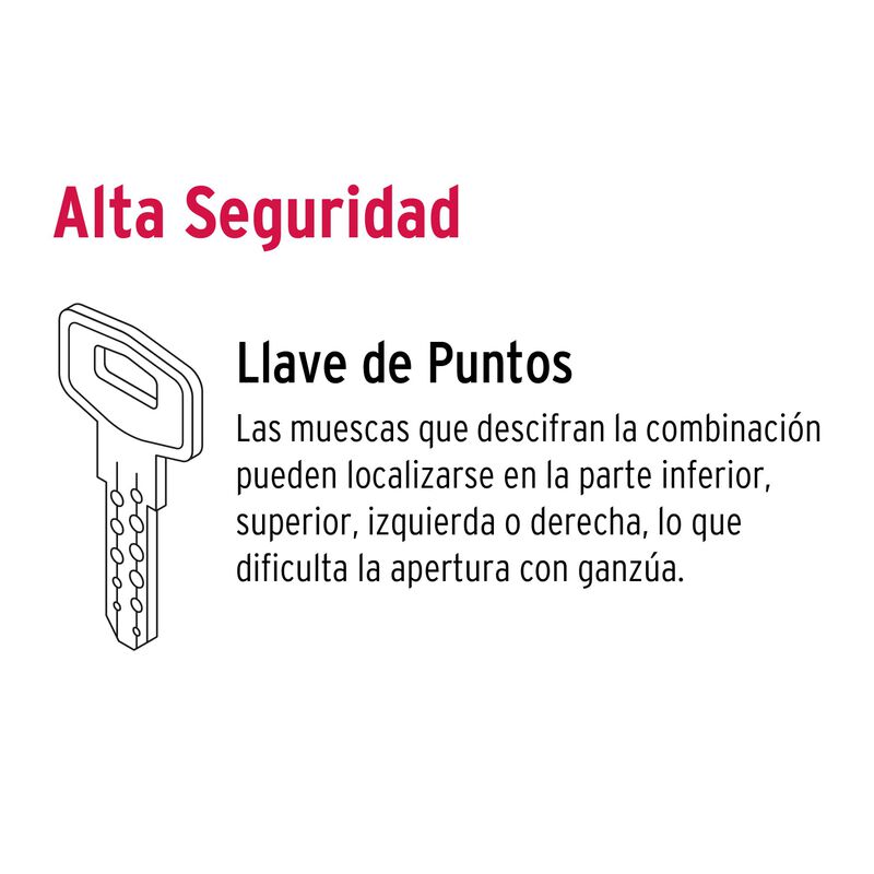 Doble Jaladera Perilla y Cerrojo Llave-Mariposa... image number null