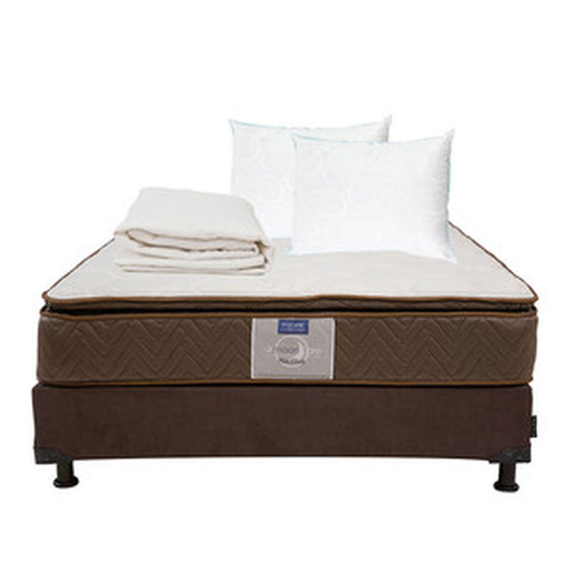 Colch&oacute;n Queen Size Restonic Nautilus + Box Dica... image number null