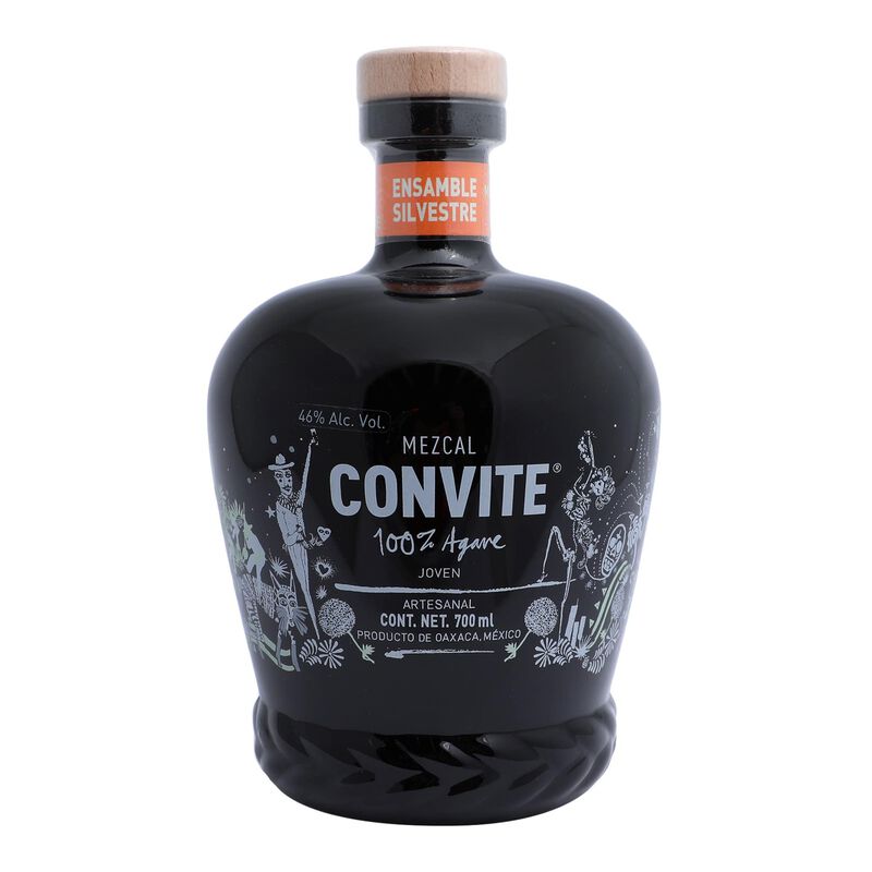 Mezcal Convite Ensamble 5 Agaves Silv 700 ml image number null
