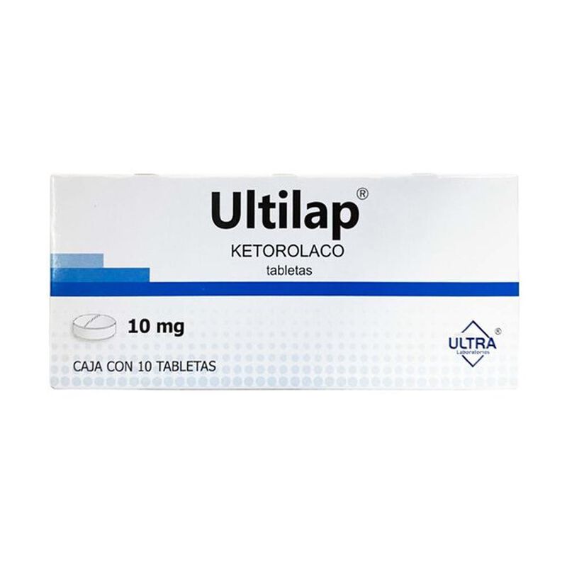 Ultilap 10 mg caja con 10 tabletas image number null