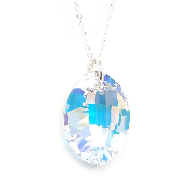 Collar y aretes Pure Leaf con plata .925 Zvezda image number null