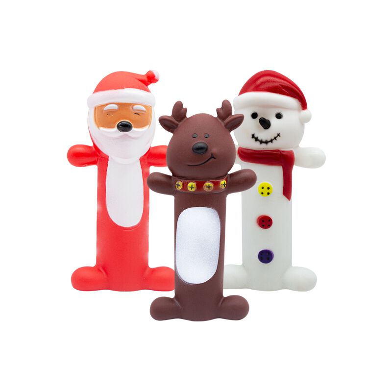 Juguete Para Mascotas Navide&ntilde;o Chillones Paquet... image number null