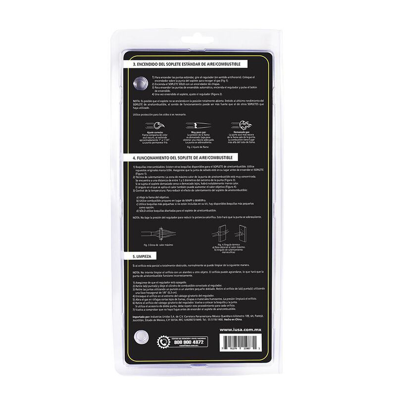 Soplete PRO con encendido electrónico, boquilla... image number null